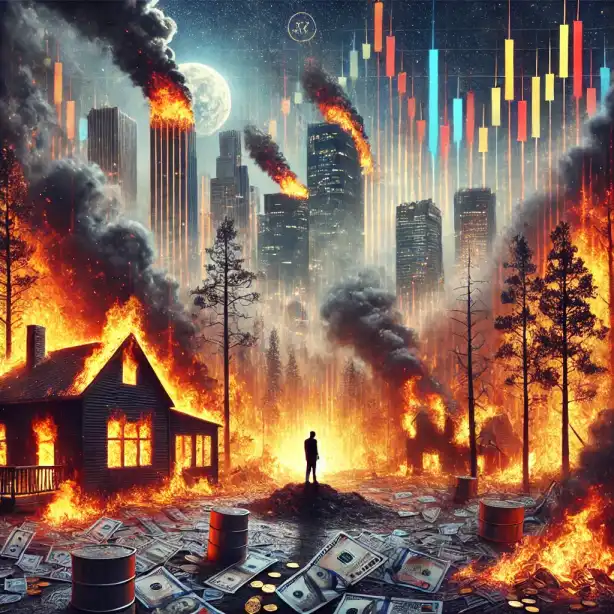 The Digital Inferno - Forex and California fires 01